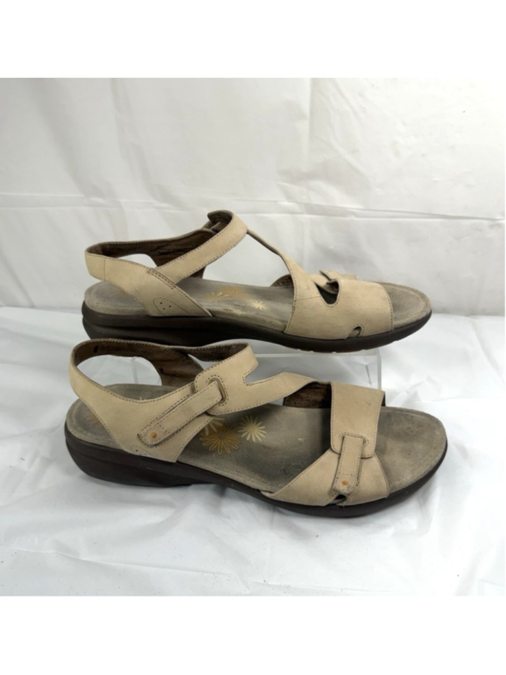 Dansko Irene sandals strappy Sand 42 Nubuck Leather